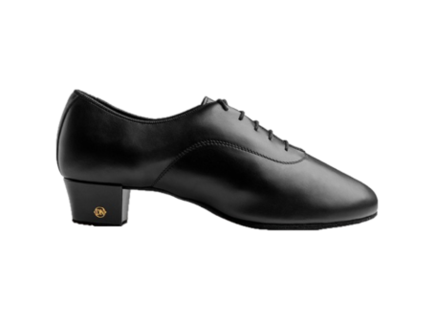 Dance Naturals 116 Torcello Men's Latin Dance Shoe Available in Black Leather or Black Fabric