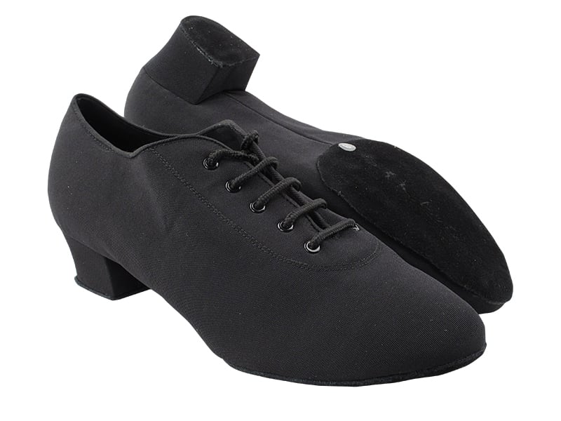 Very Fine 2303LEDSS Men's Latin Shoes in Black Leather or White Leather or Black Spandex with Split Sole