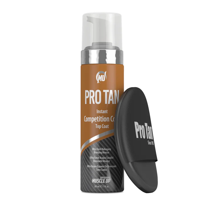 Instant Competition Color Top Coat Ultra-Dark Bronzing Mousse with Applicator