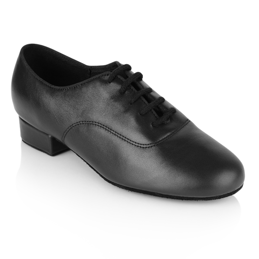 black leather ballroom dance shoes