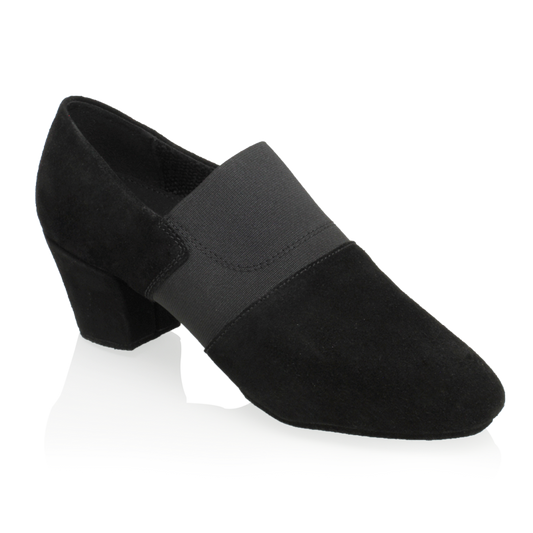 Ray Rose 419 Luna Black Nappa Suede Leather/Elastic Ladies Practice Dance Shoe