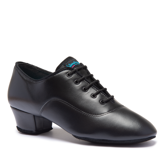 International Dance Shoes IDS Boys Rumba Black Calf Split-Sole Latin Dance Shoe in Stock