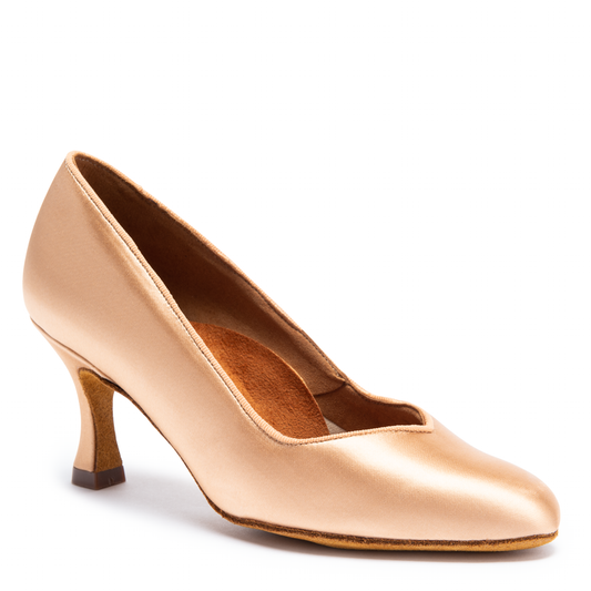 Standard Style International Dance Shoes IDS Ladies Satin Ballroom Shoe. Available in Multiple Colors and Heel Options. ICS VISTA