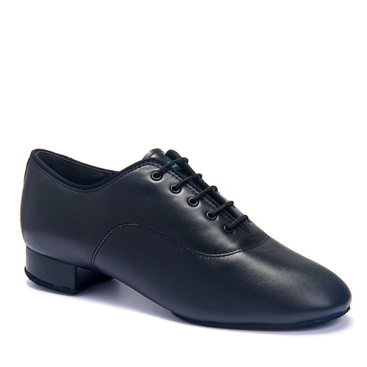 International Dance Shoes IDS Ballroom Men's Standard Dance Shoe Available in Black Calf or Black Patent Leather TANGO
