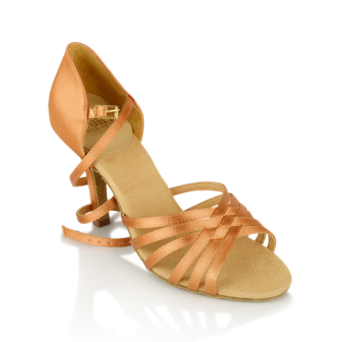 Ray Rose 865-X Selene_sale Xtra Light Tan Satin Ladies Latin Dance Shoe