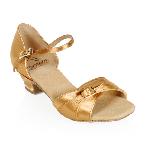 Ray Rose Girl's Latin Dance Shoe with Adjustable Front Strap 504 Dewdrop_SALE