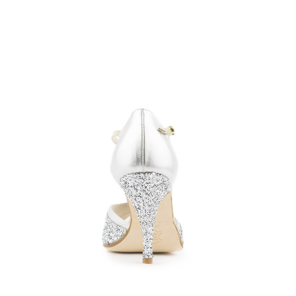 Women's dance shoe with stiletto heel