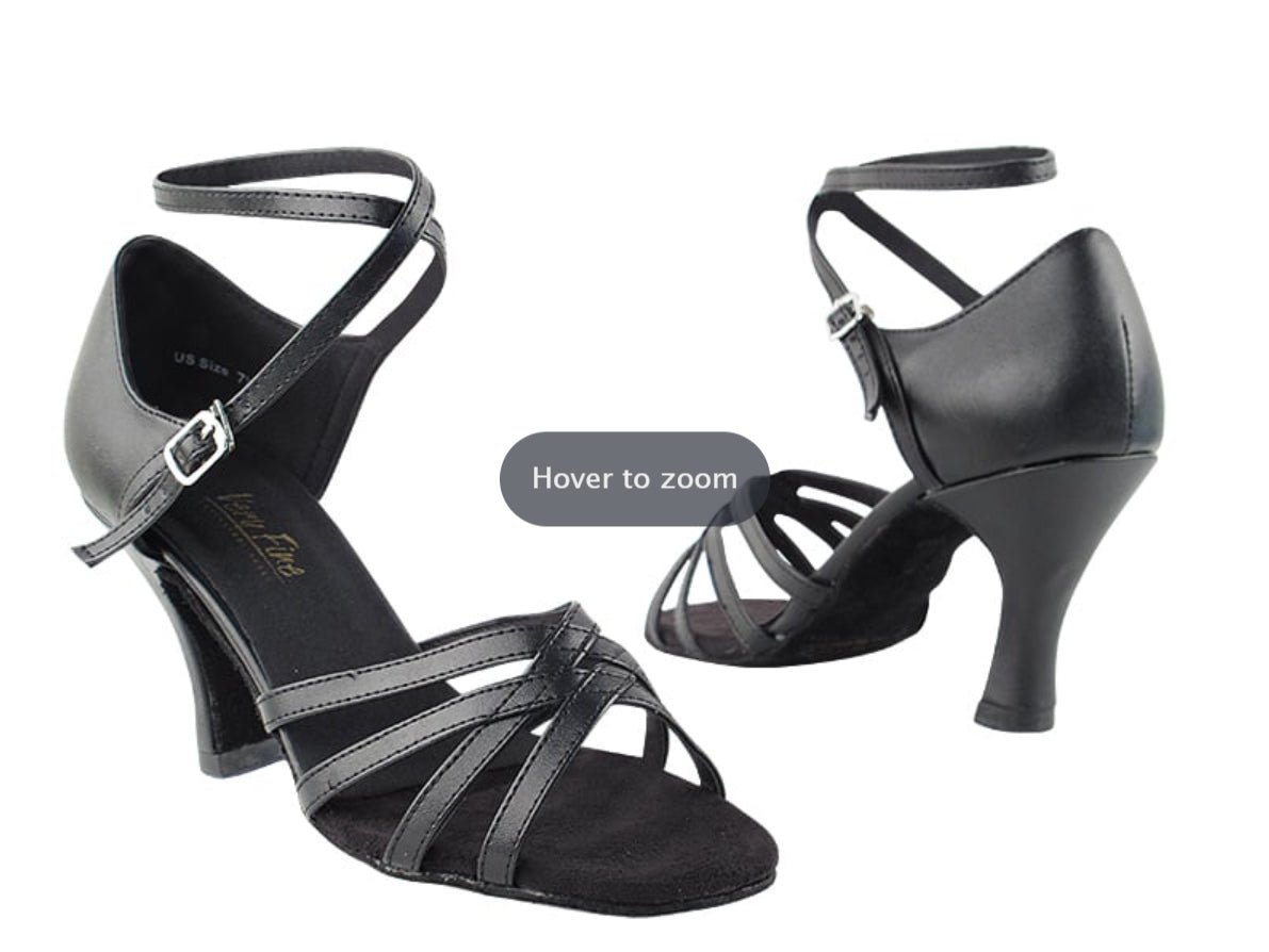 Very Fine Latin or Rhythm Shoe in Multiple Colors and Heel Options 1606 In Stock