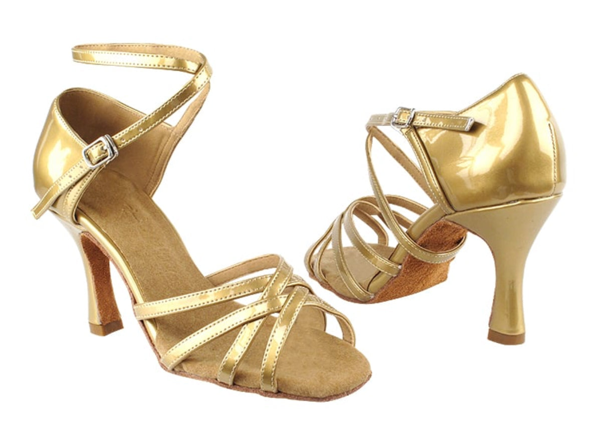 Very Fine Latin or Rhythm Shoe in Multiple Colors and Heel Options 1606 In Stock