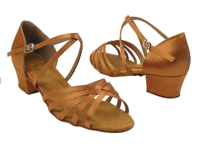 Very Fine 5 Strap Latin Dance Shoe in Multiple Colors and Heel Options 1670 In Stock