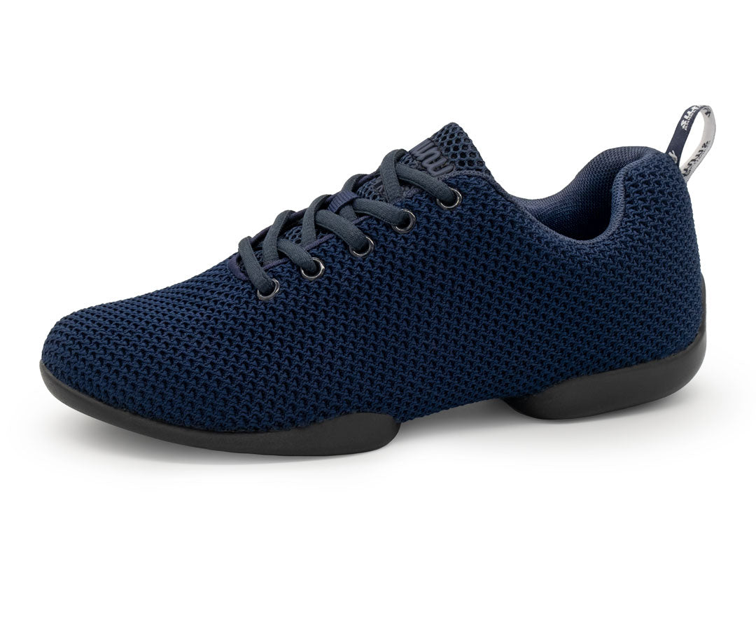 Werner Kern 135 Navy Blue/Black Practice Dance Sneakers