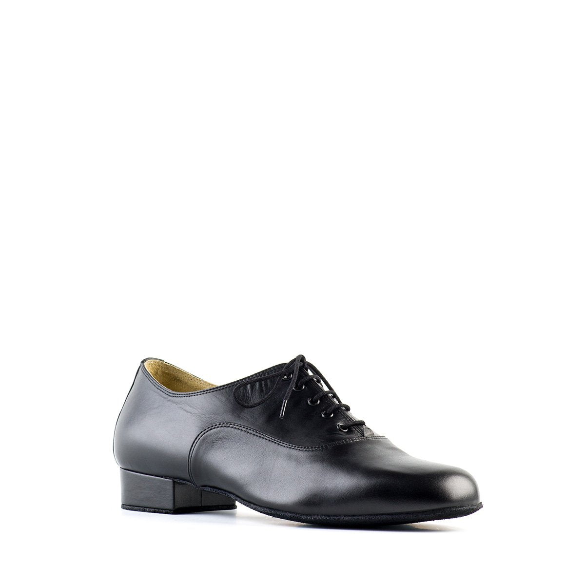 Ballroom dance shoe for men in black leather