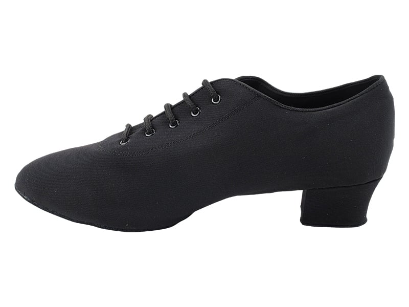 Very Fine Men's Latin Shoes in Black Leather or White Leather or Black Spandex with Split Sole 2303