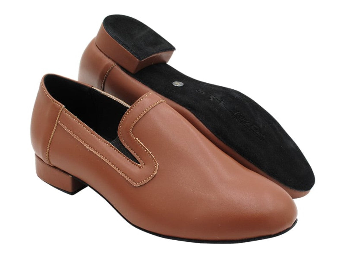 Very Fine Men's Latin Shoes in Black Leather with Latin Heel 2506 In Stock