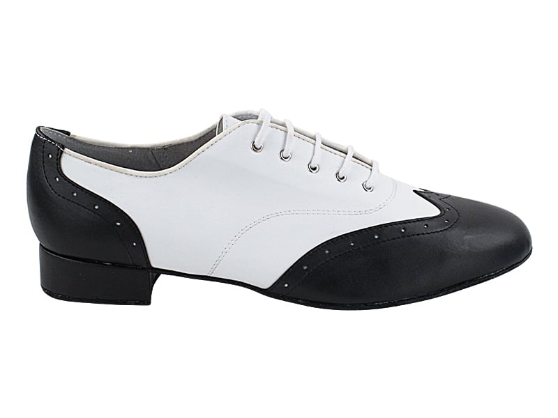 Very Fine Swing Black & White Men's Ballroom Shoes 2513 In Stock