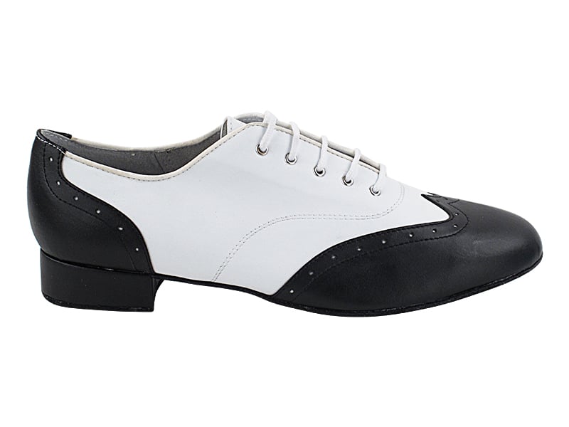 Very Fine 2513 Swing Black & White Men's Ballroom Shoes with Extra Cushioned Insole