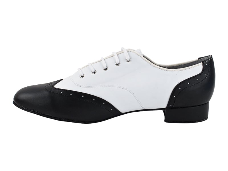 Very Fine Swing Black & White Men's Ballroom Shoes 2513 In Stock