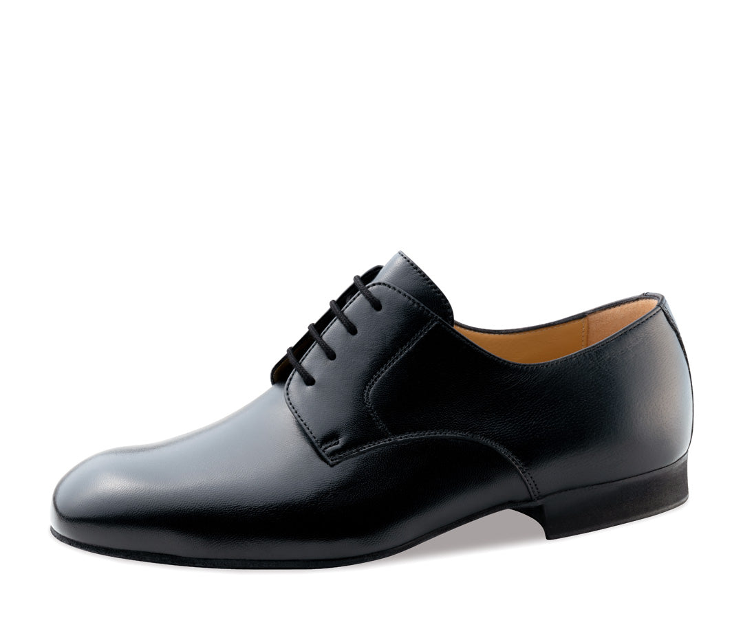 Werner Kern Milano Men's Black Nappa Leather Ballroom Dance Shoe with Extra Wide Width