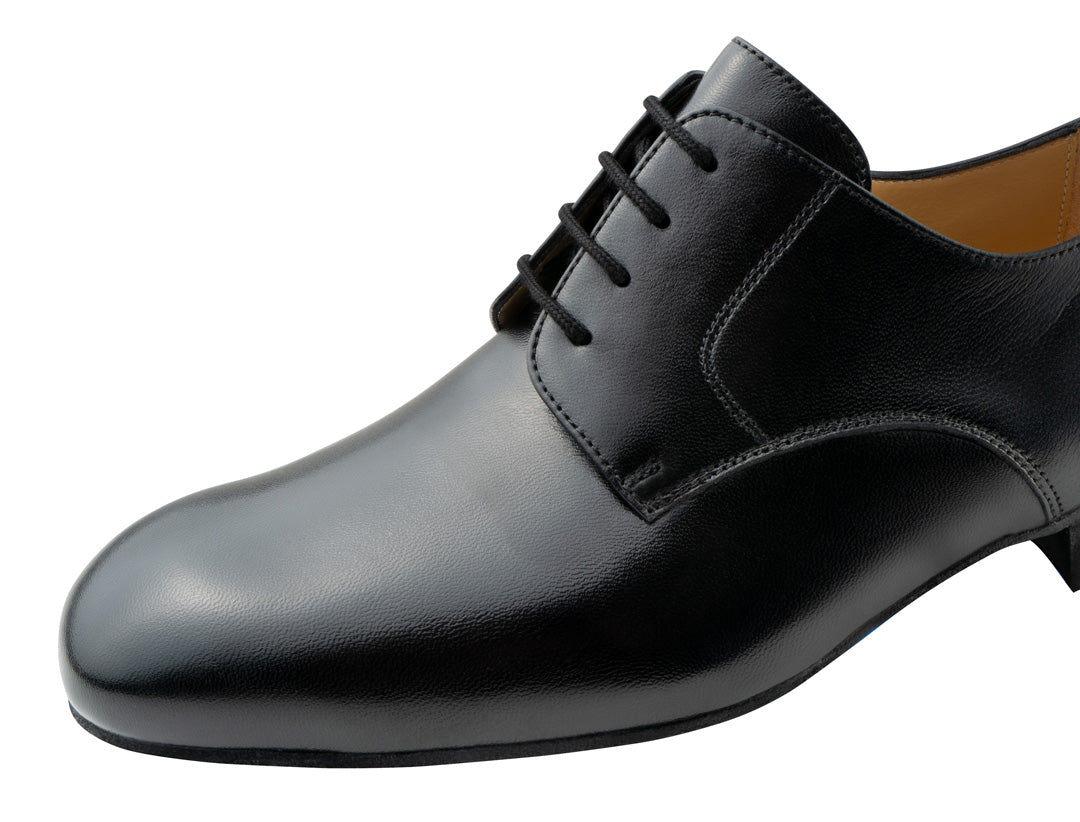 Werner Kern Milano Men's Black Nappa Leather Ballroom Dance Shoe with Extra Wide Width