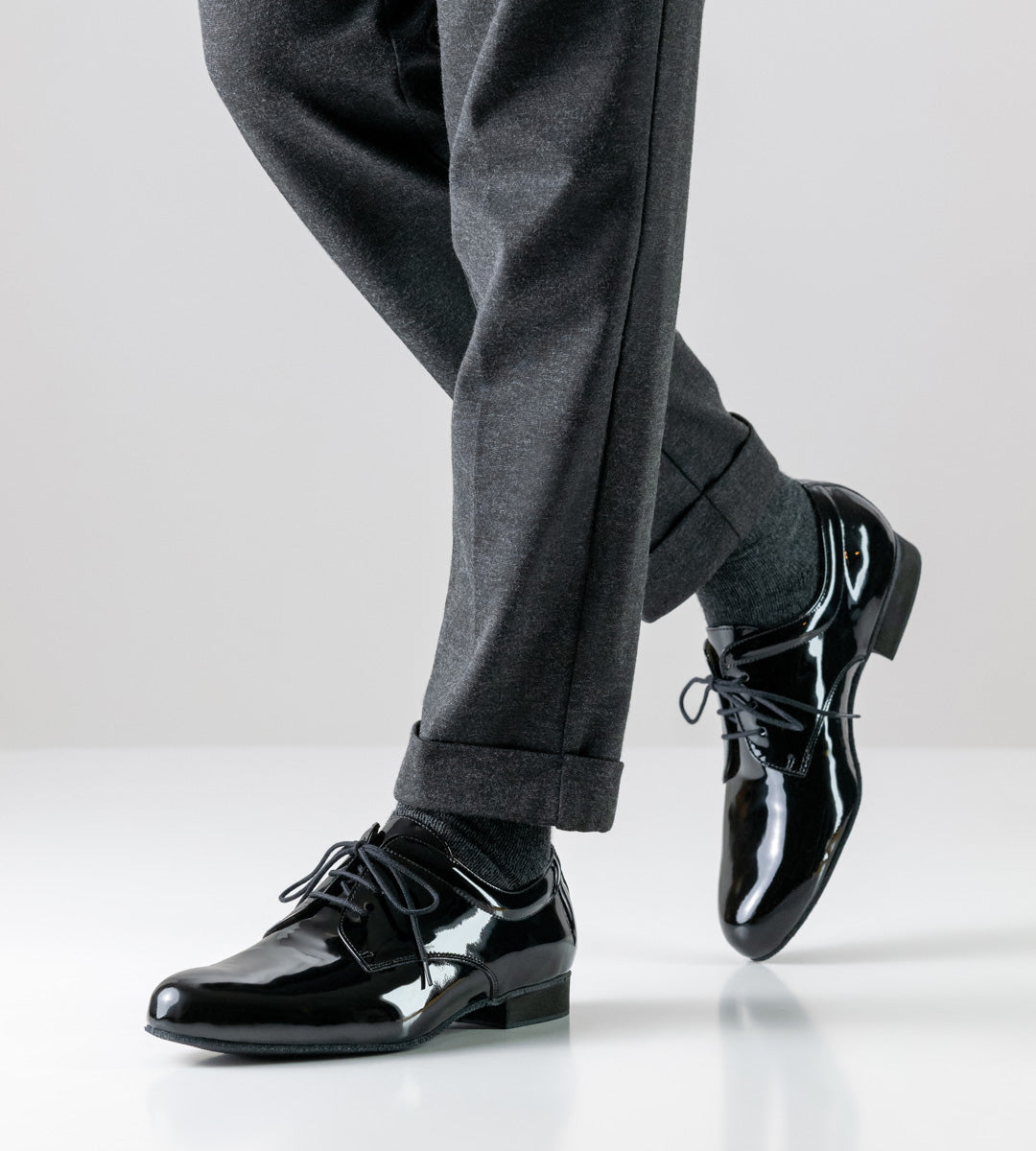 Werner Kern Arezzo Lack Soft Black Patent Leather Men's Ballroom Dance Shoe