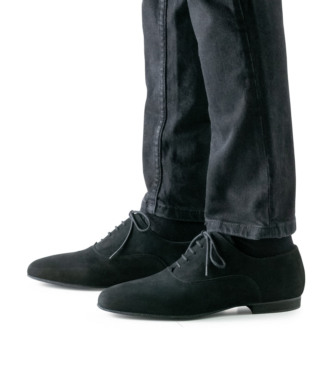 Werner Kern Ancona Men's Black Suede Leather Ballroom Dance Shoe