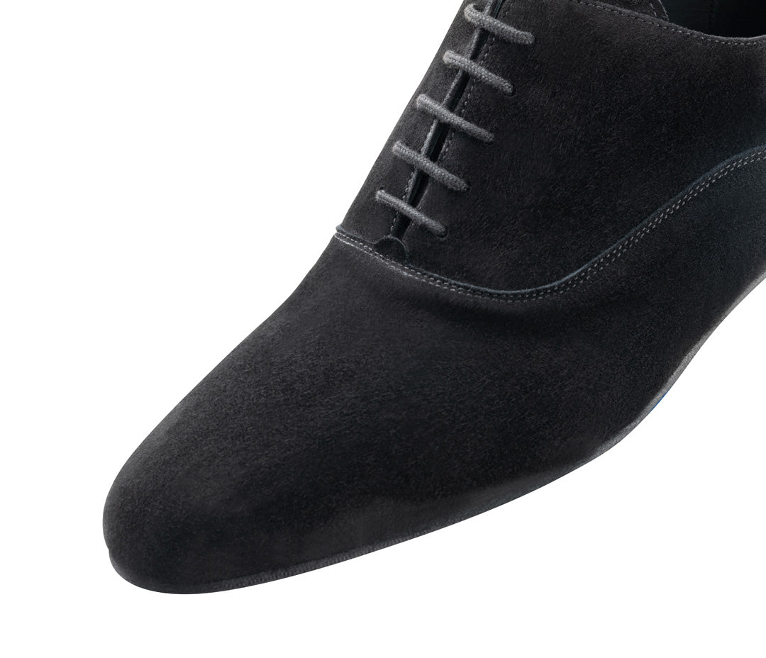 Werner Kern Ancona Men's Black Suede Leather Ballroom Dance Shoe