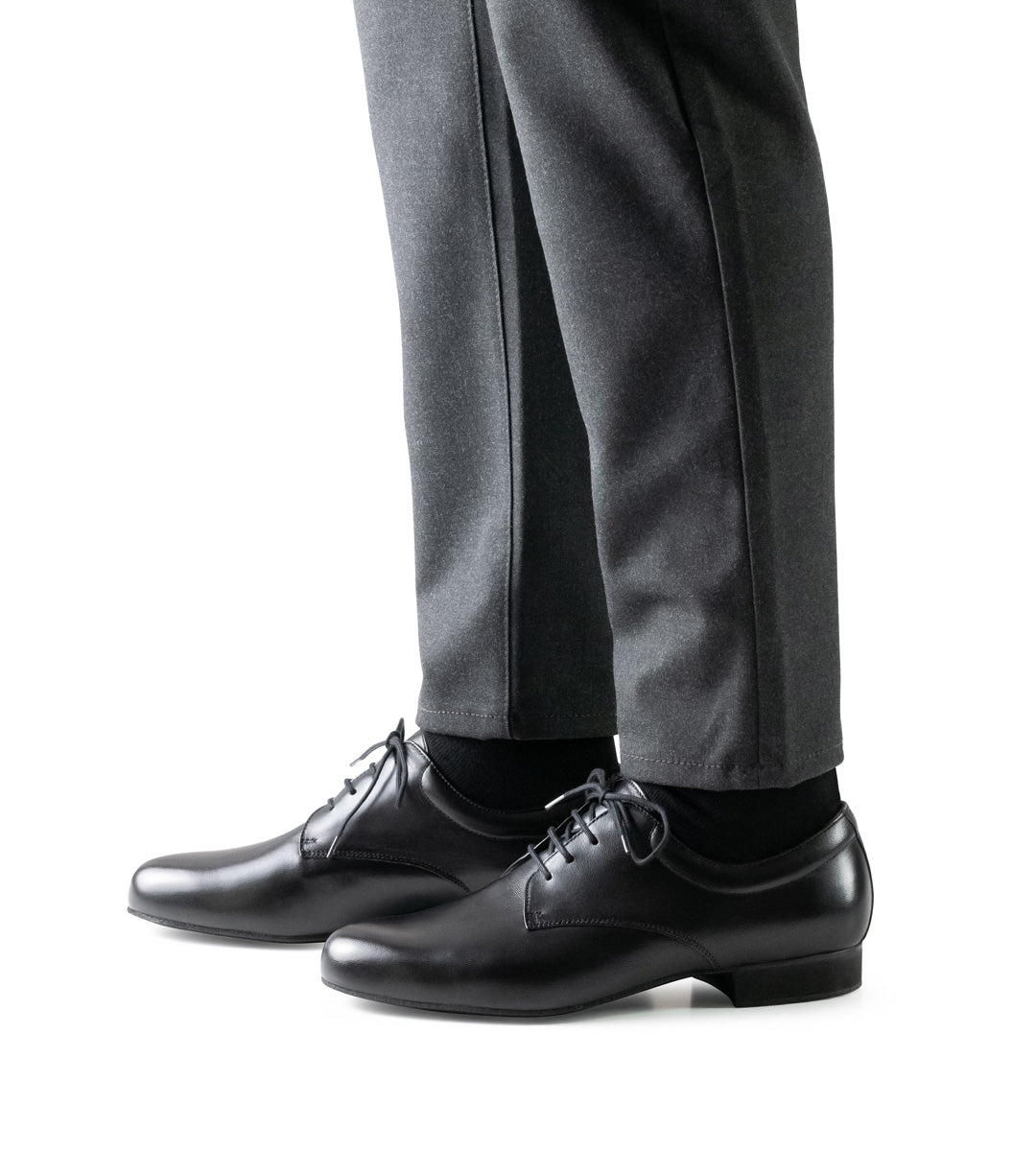 Werner Kern Capri Men's Black Nappa Leather Ballroom Dance Shoe with Extra Wide Width
