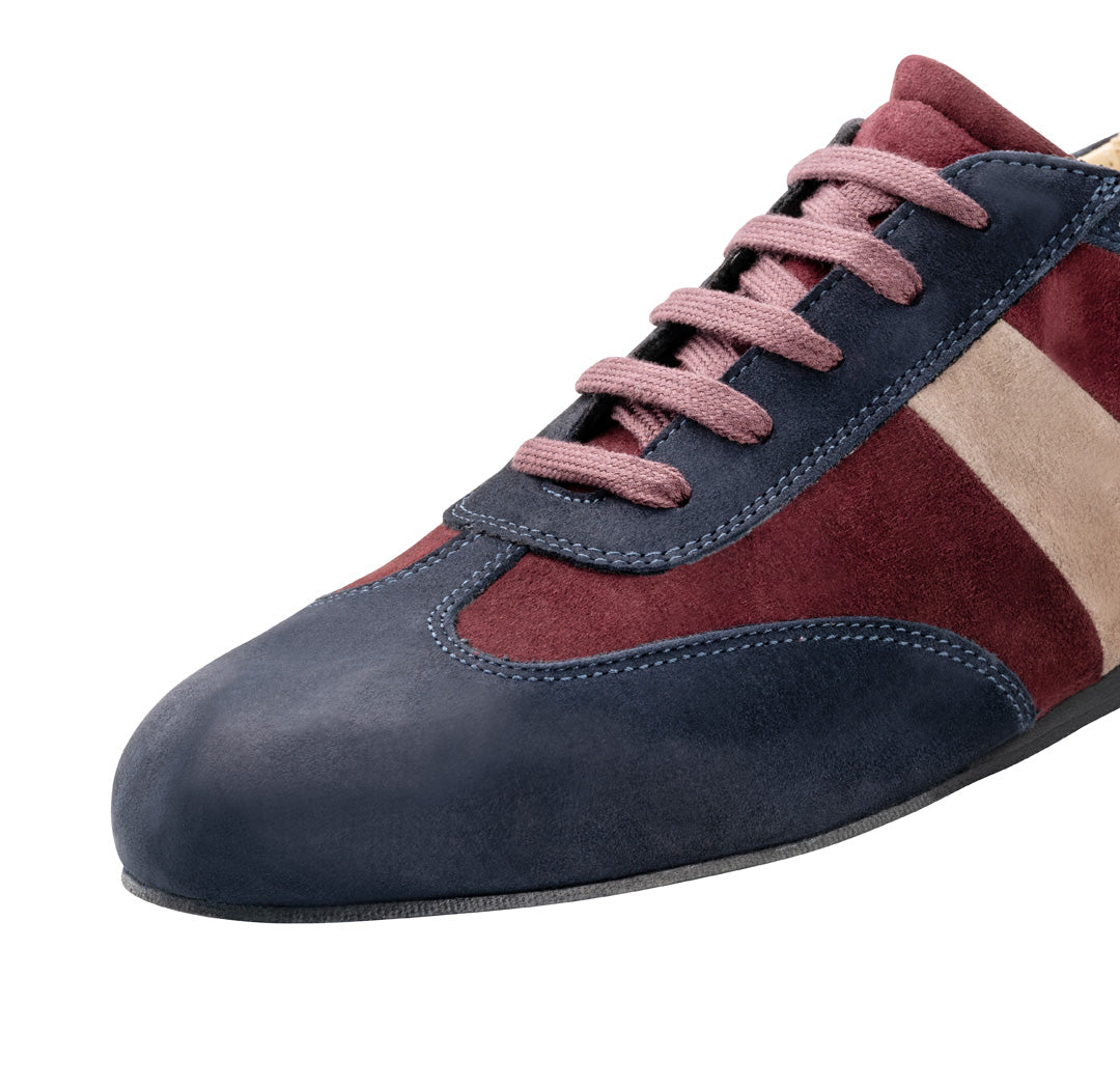 Striking Bold Lines of Bari Men's Dance Sneaker Shoe