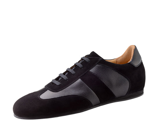 Werner Kern Bari Men's Practice and Social Dance Sneaker Shoe in Black