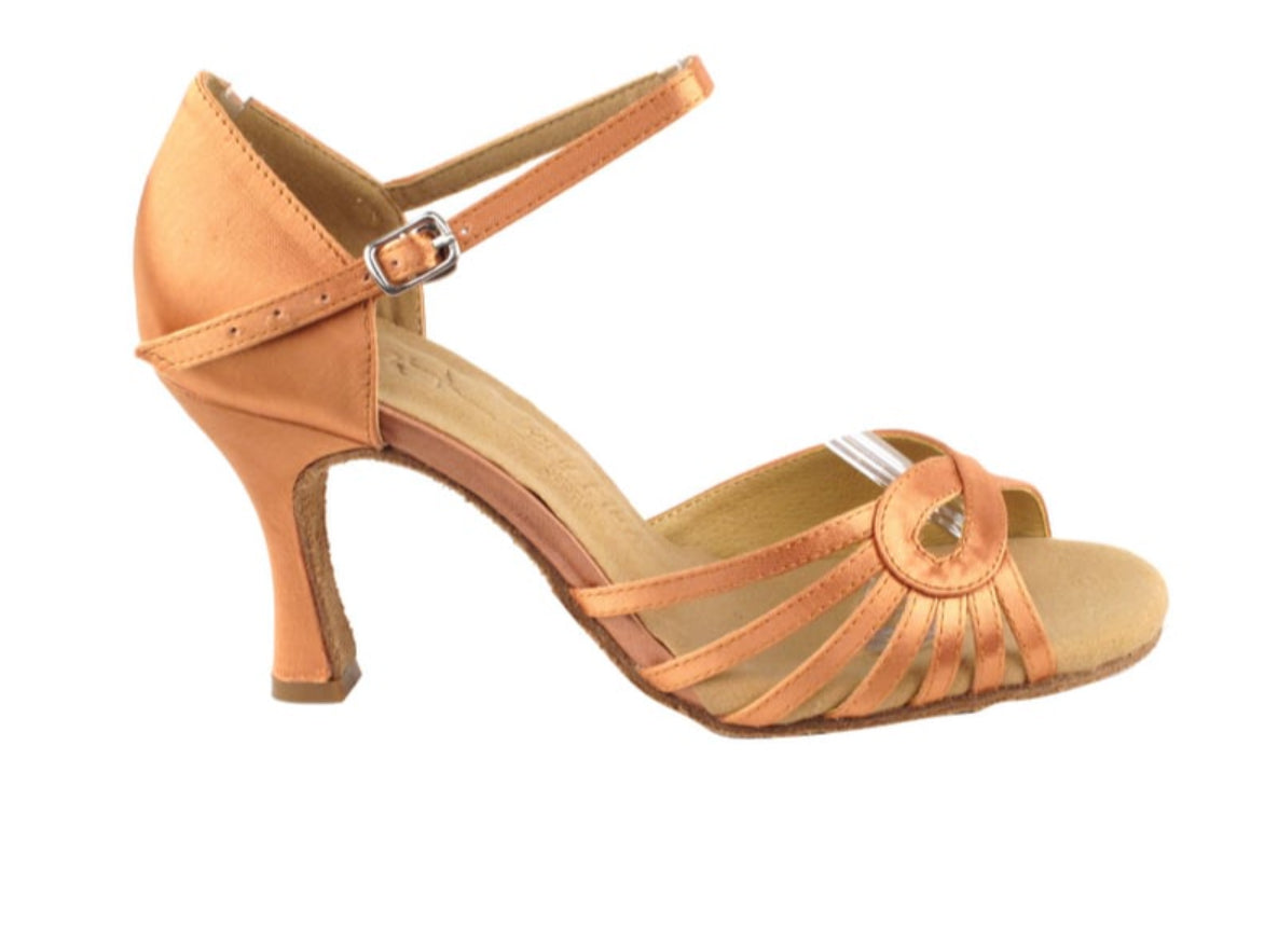 Very Fine Ladies Latin Dance Shoe with T-Bar Strap 3870 In Stock