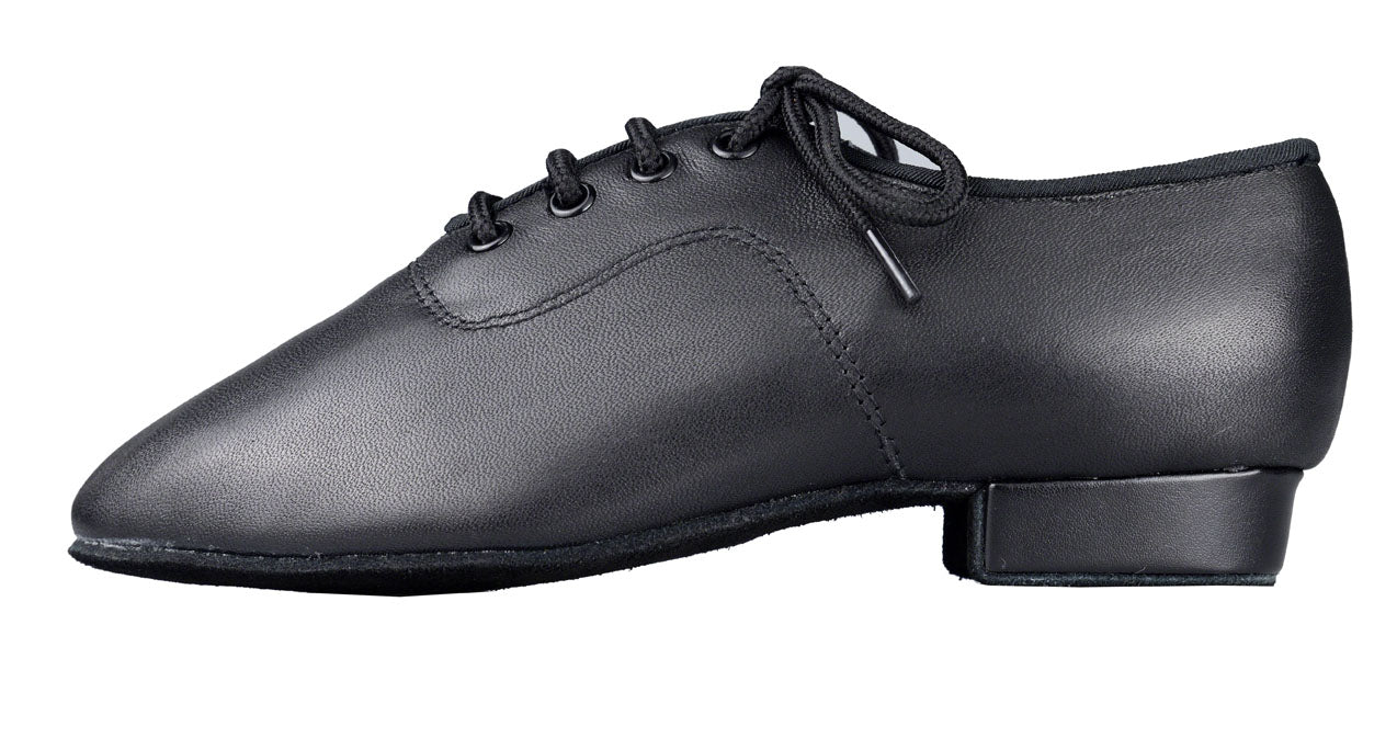 Dance America Lincoln Children's Black Leather Ballroom Dance Shoe