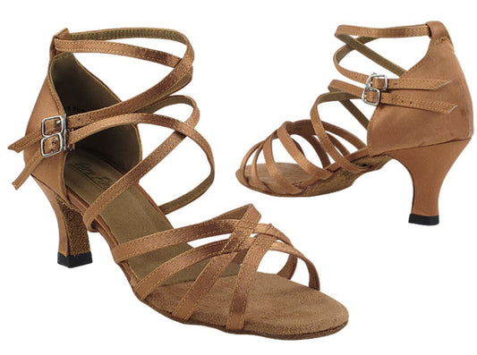 Very Fine Latin Dance Shoe with double ankle straps 5008 In Stock