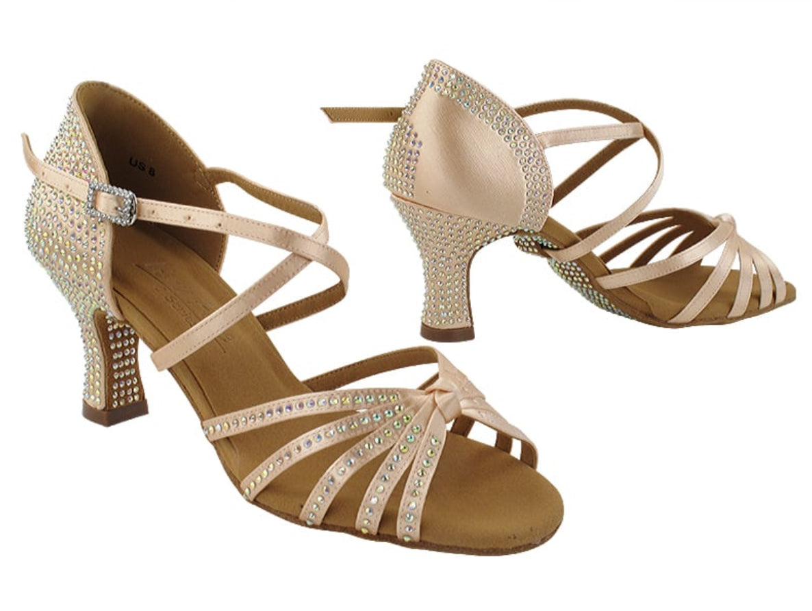 Very Fine Ladies Latin Dance Shoe with Knot 6005 In Stock