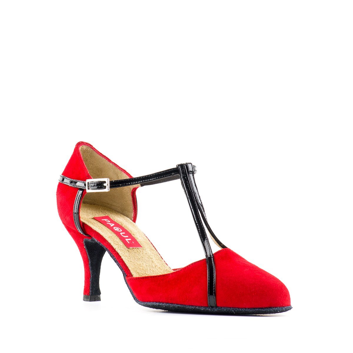 Tango dance shoe for women in red