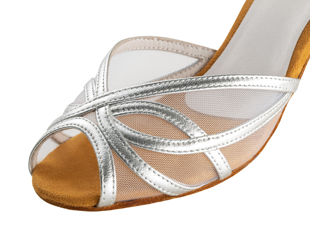 Werner Kern Adele Open Toe Nappa Leather Ladies Latin Dance Shoe Available in Gold and Silver