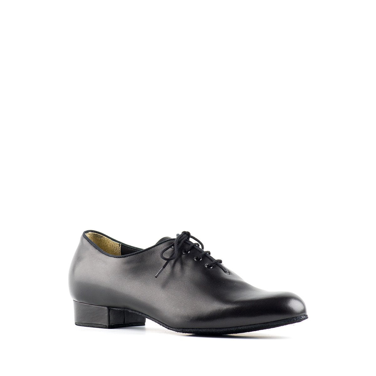 Men's ballroom dance shoe in black leather