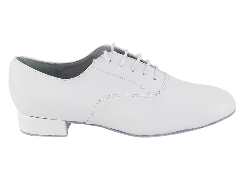 Very Fine 919101_sale Men's Ballroom Shoes in White Leather in Stock