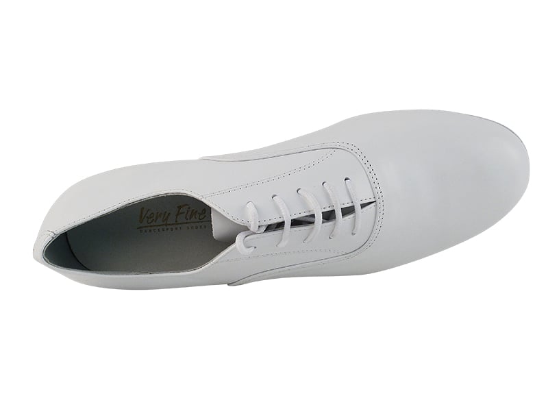 Very Fine 919101_sale Men's Ballroom Shoes in White Leather in Stock