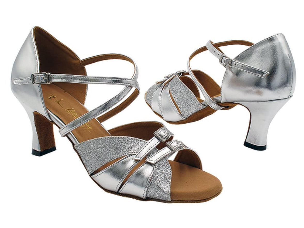 Very Fine Ladies Latin Dance Shoe with Adjustable Toe Strap 92307 In Stock