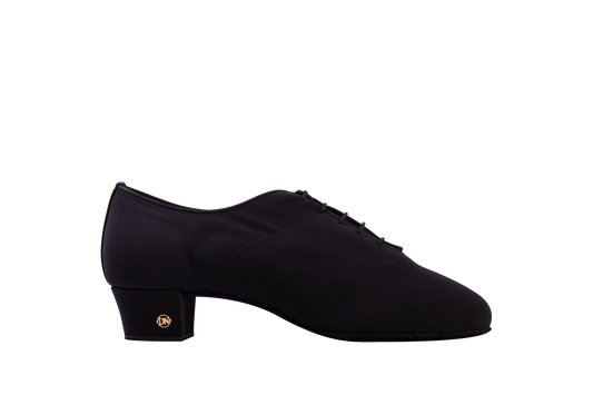 Dance Naturals 116 Torcello Men's Latin Dance Shoe Available in Black Leather or Black Fabric