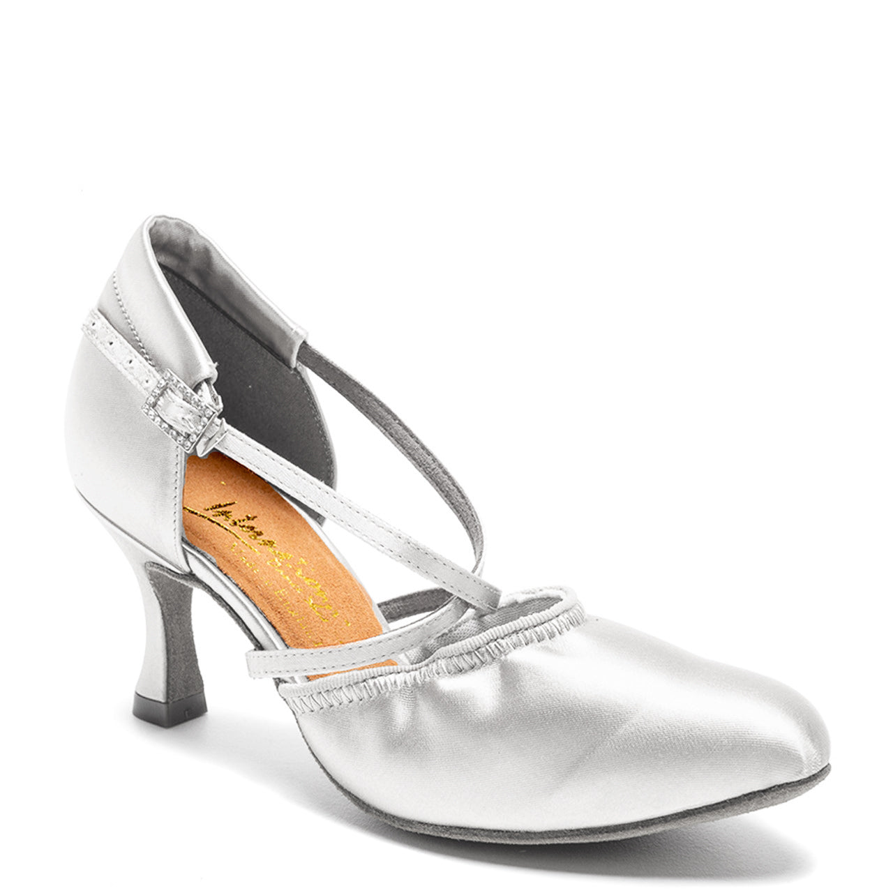 American Smooth Style by International Dance Shoes IDS Ladies Satin Ballroom Shoe in Stock AMERICAN FLEX