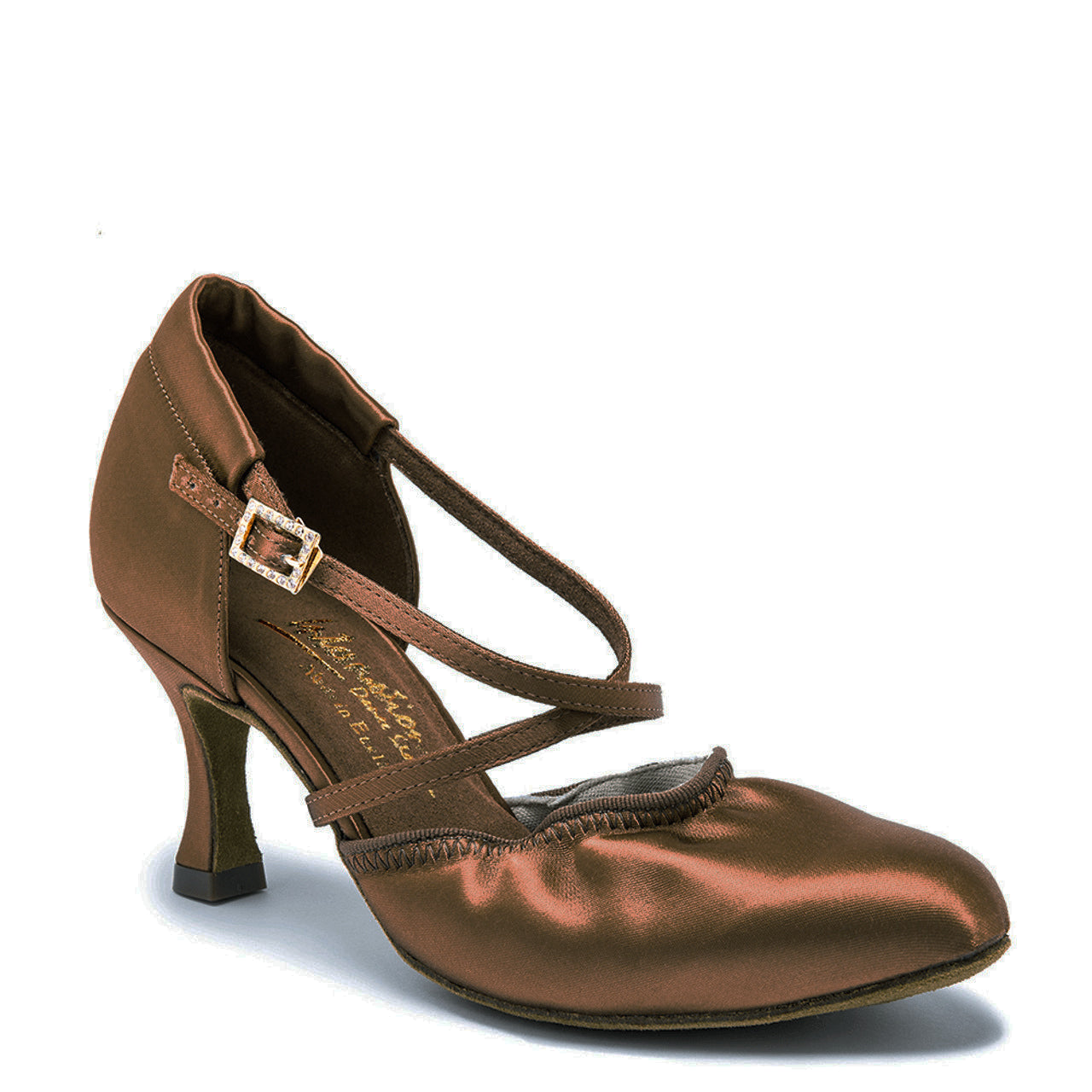 American Smooth Style by International Dance Shoes IDS Ladies Satin Ballroom Shoe in Stock AMERICAN FLEX