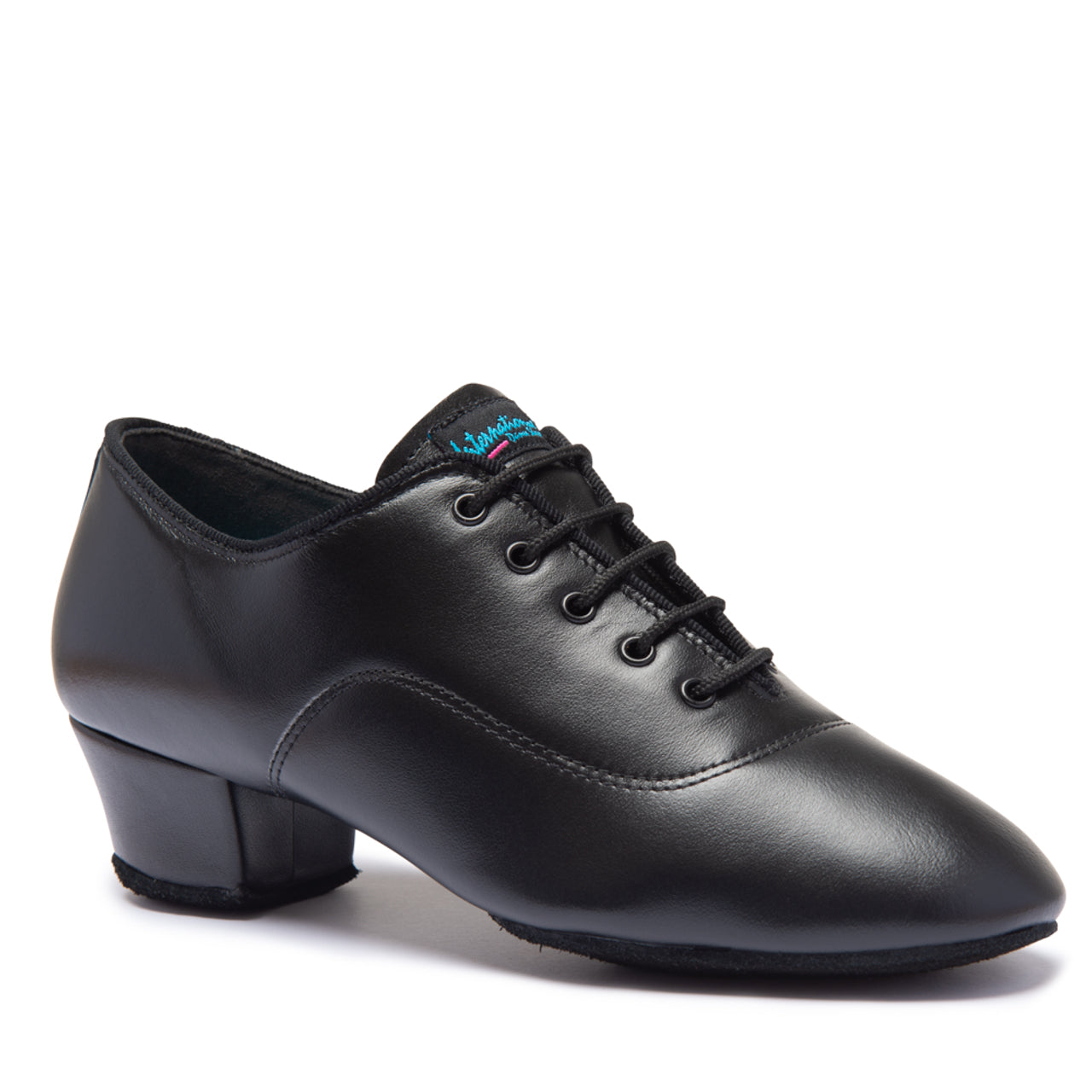 International Dance Shoes IDS Youth Black Patent or Black Calf Full-Sole Standard or Latin Ballroom Dance Shoe BOYS TANGO