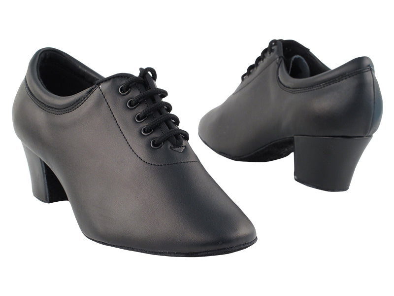 Very Fine 2601_SALE Full Sole Black Leather Ladies Practice Dance Shoe In Stock