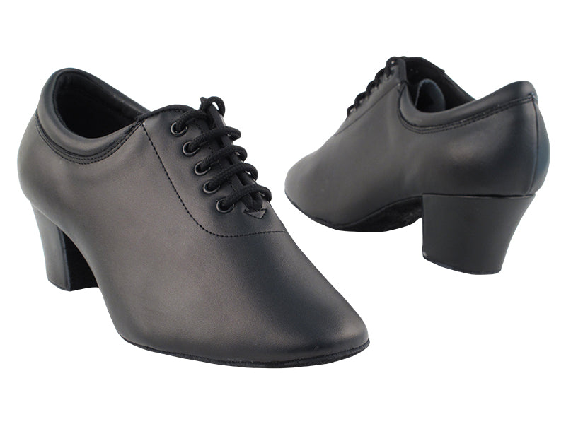 Very Fine C2601 Full Sole Black Leather Ladies Practice Dance Shoe
