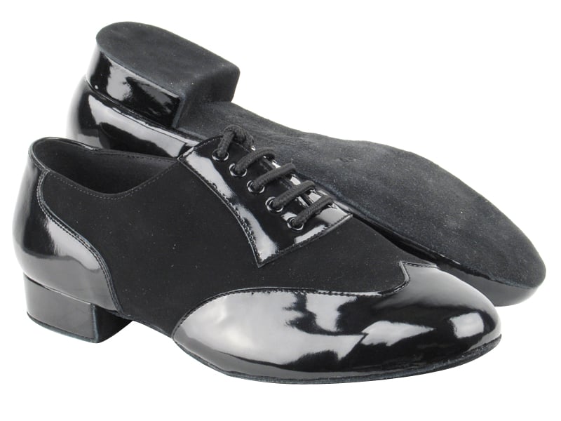 Very Fine Men's Ballroom Shoe 100101 in Multiple Colors with Extra Cushioned Insole and Footbed