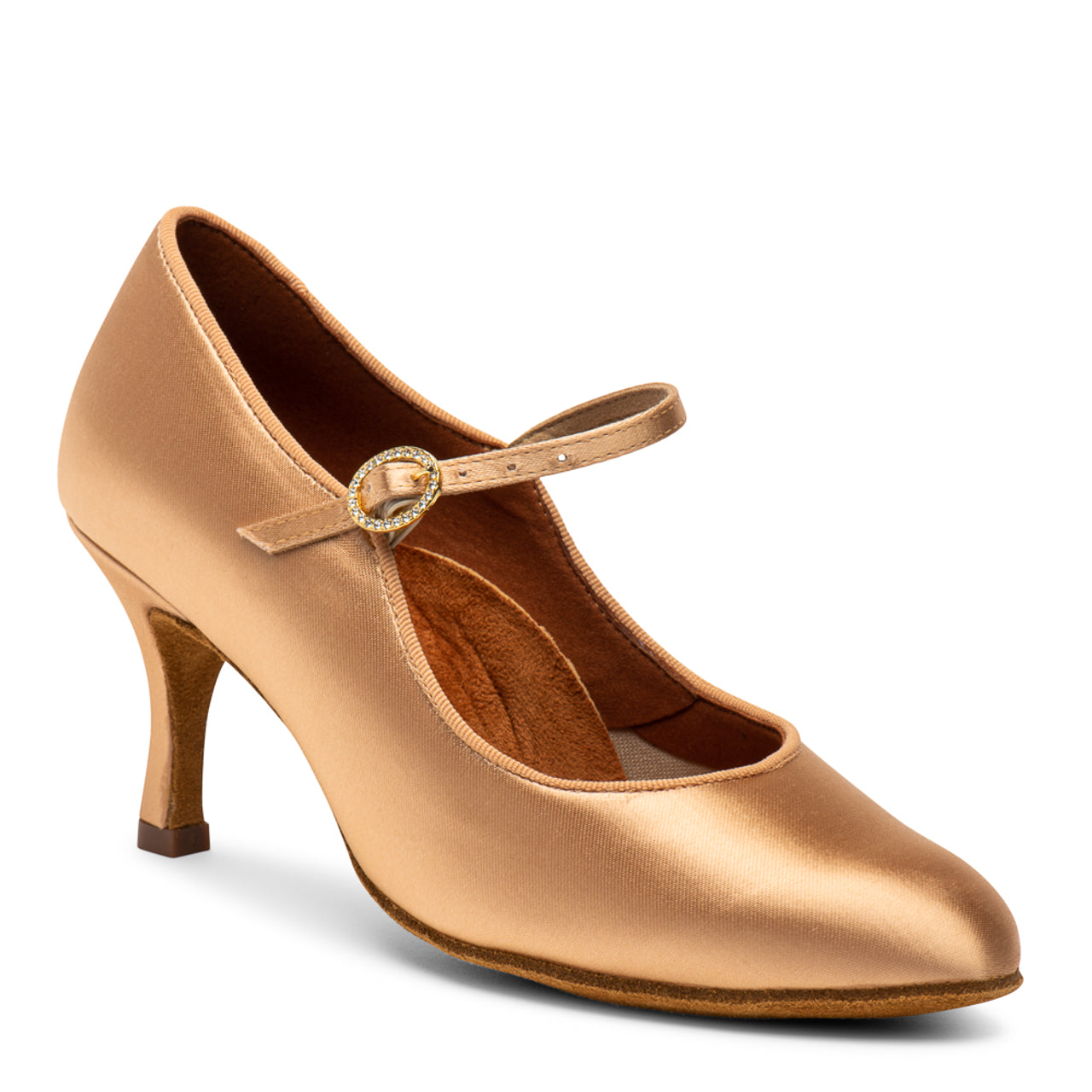 Standard Style International Dance Shoes IDS Ladies Satin Ballroom Shoes Available in multiple Colors and Heel Options ICS CLASSIC