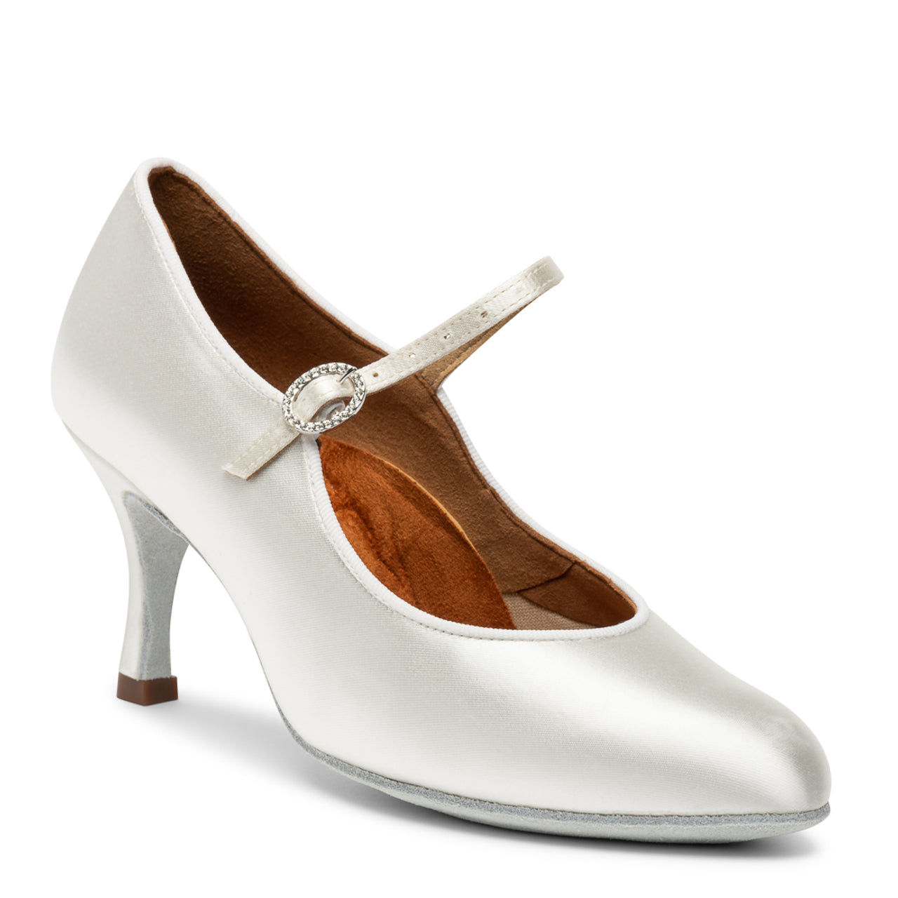 Standard Style International Dance Shoes IDS Ladies Satin Ballroom Shoes Available in multiple Colors and Heel Options ICS CLASSIC