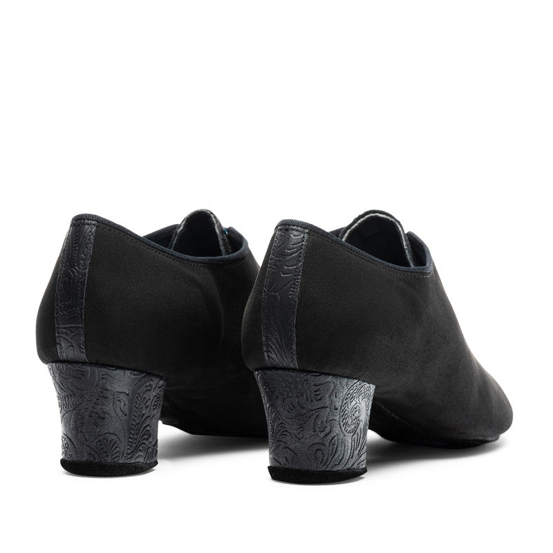 International Dance Shoes IDS Latin Black Men's Dance Shoe. Available in Calf/Fiori and Nubuck/Fiori and Multiple Width and Heel Options F33