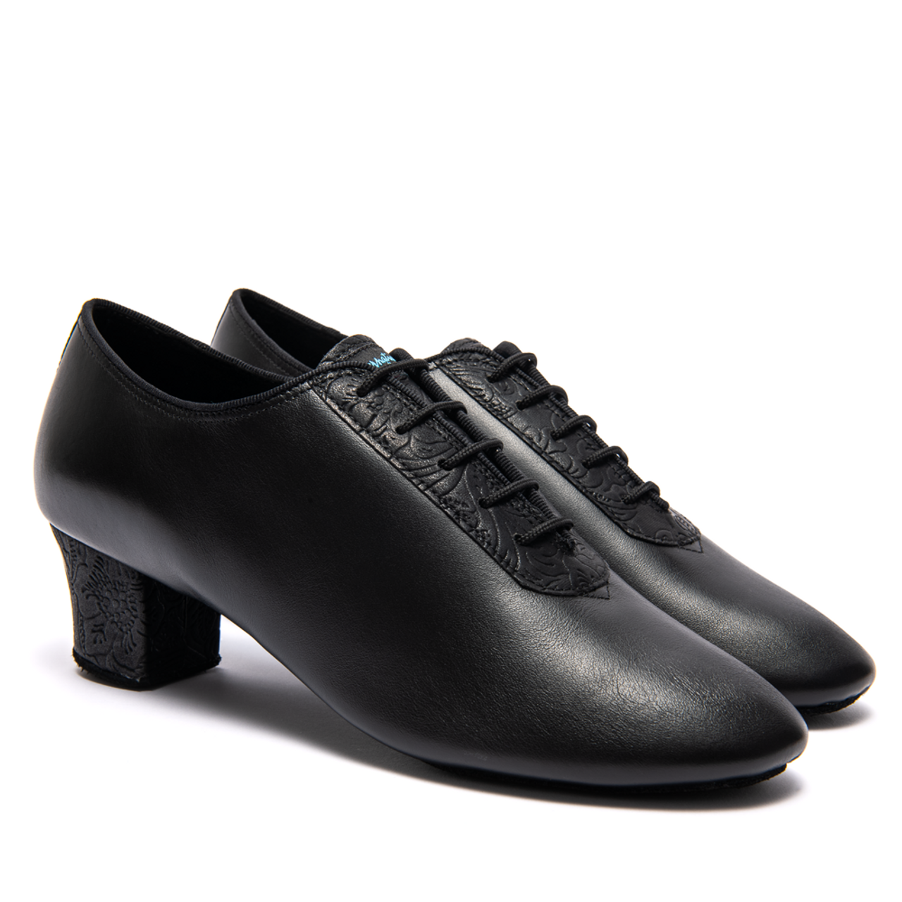 International Dance Shoes IDS Latin Black Men's Dance Shoe. Available in Calf/Fiori and Nubuck/Fiori and Multiple Width and Heel Options F33